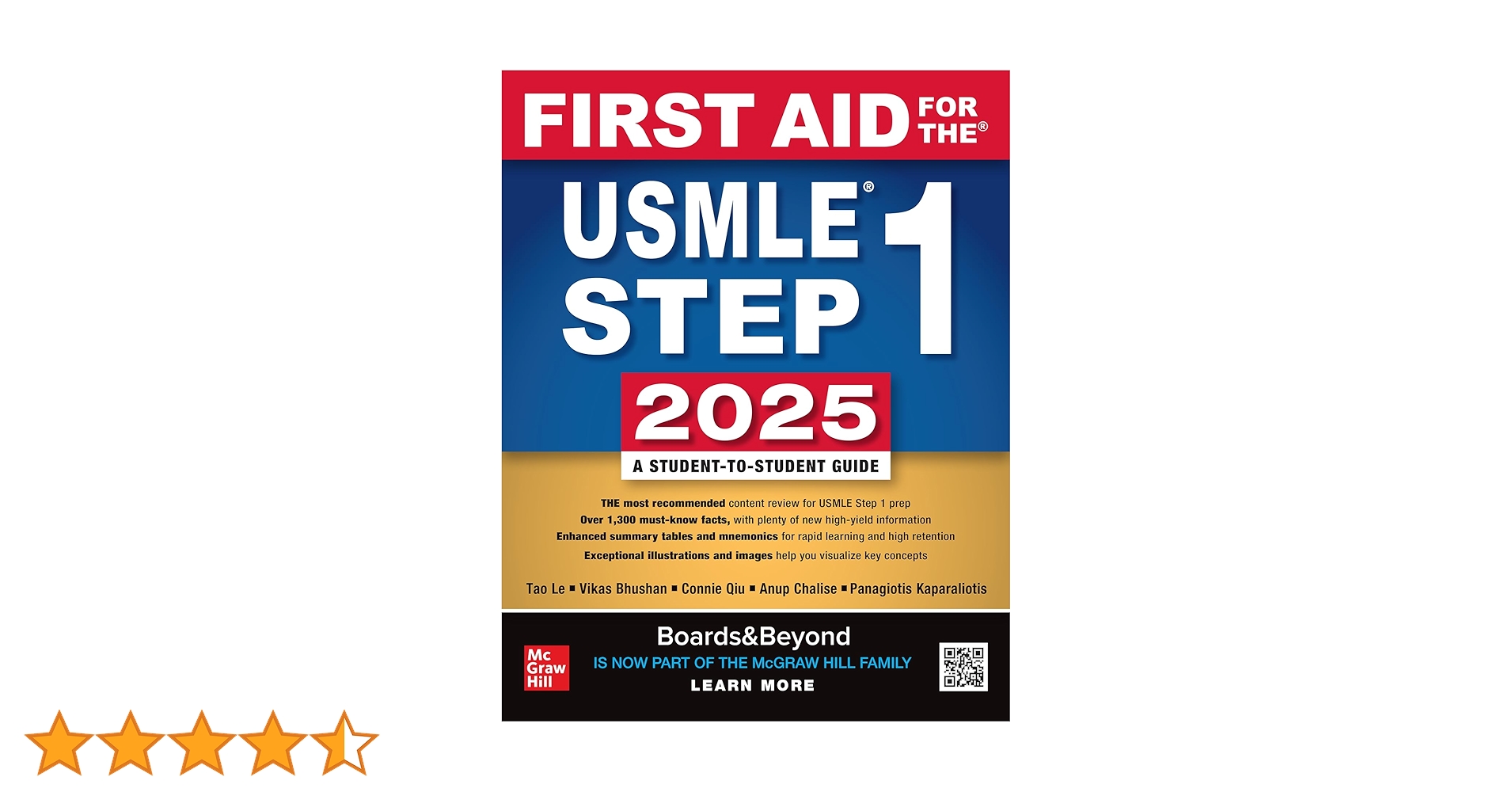 Ｆｉｒｓｔ　Ａｉｄ　ｆｏｒ　ｔｈｅ　ＵＳＭＬＥ　Ｓｔｅｐ　１ First Aid for the USMLE Step 1 2018, 28th Edition: Le, Tao